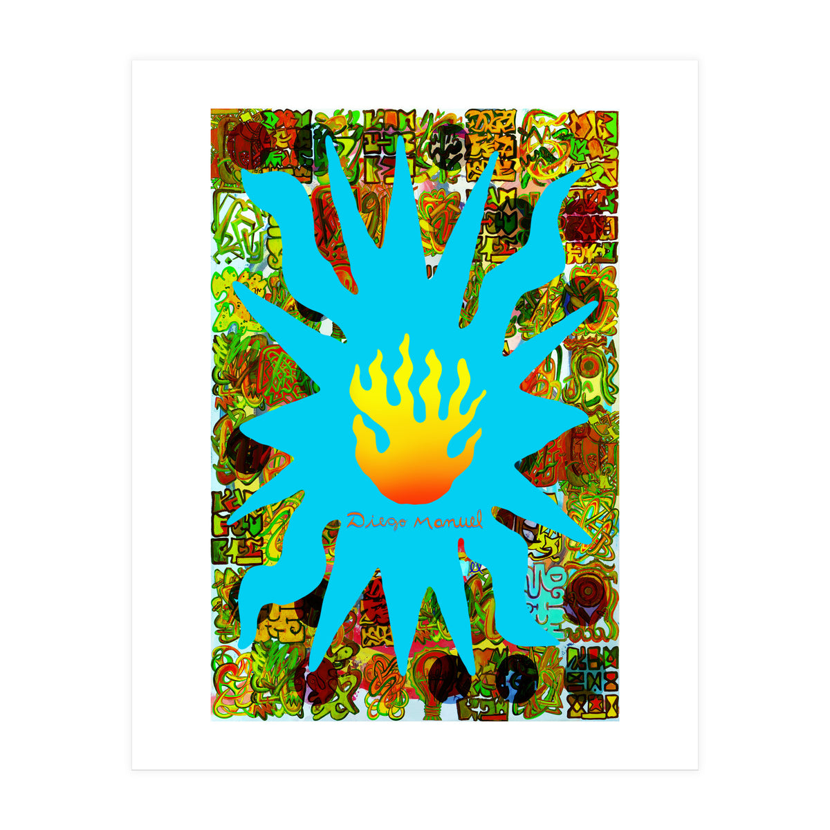 Fuego Y Graffiti 52 (Print Only)