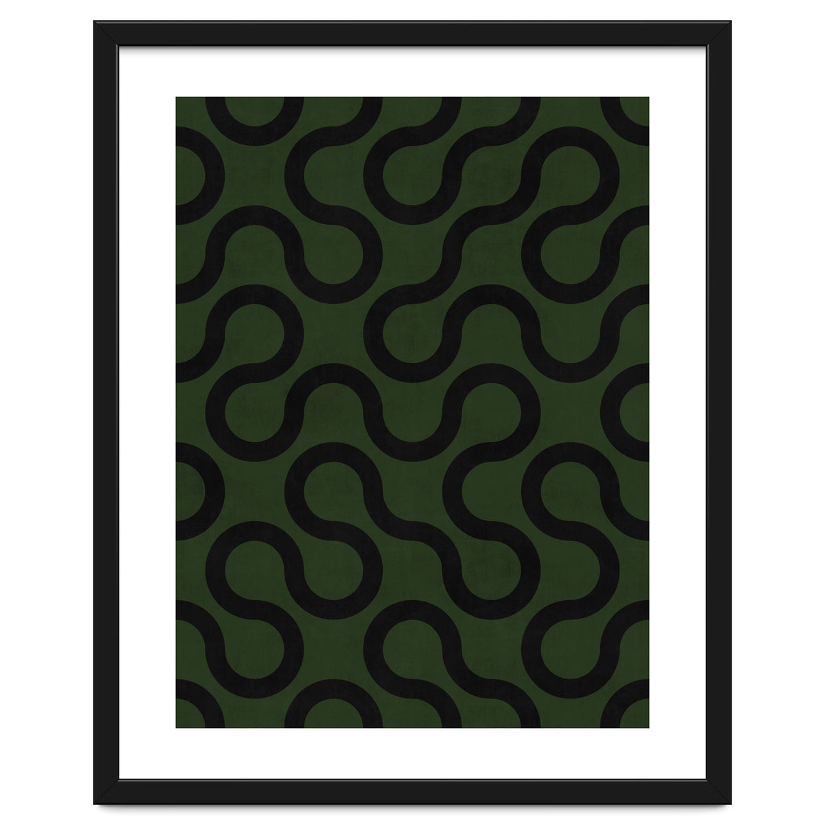 My Favorite Geometric Patterns No.33 - Deep Green