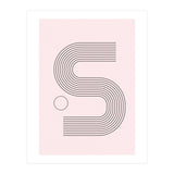 Rainbow Line Art Mid Century Modern (Print Only) thumbnail