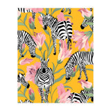 Striped For Life | Zebra Mango Forest | Modern Bohemian Wildlife Jungle | Botanical Nature (Print Only) thumbnail