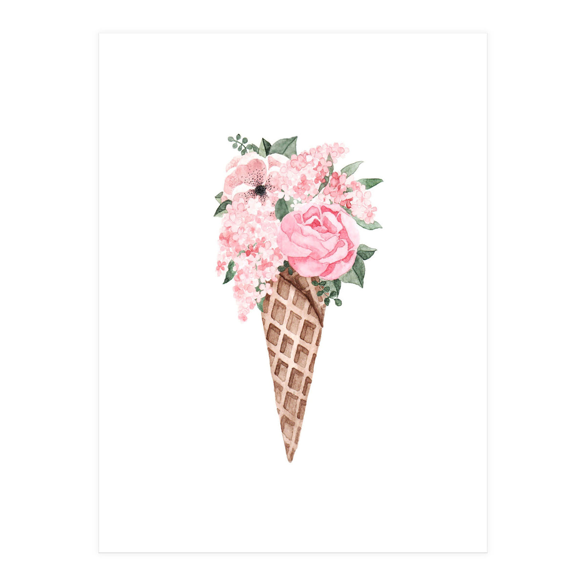 Flower Icecream (Print Only)