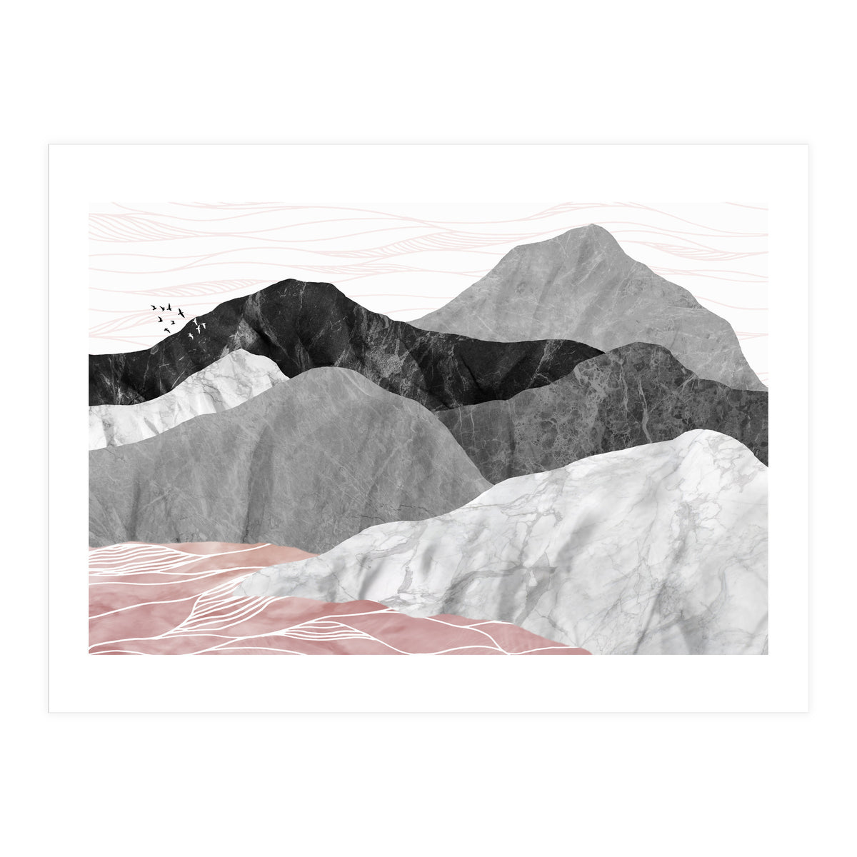 Marble Landscape 02 (Print Only)