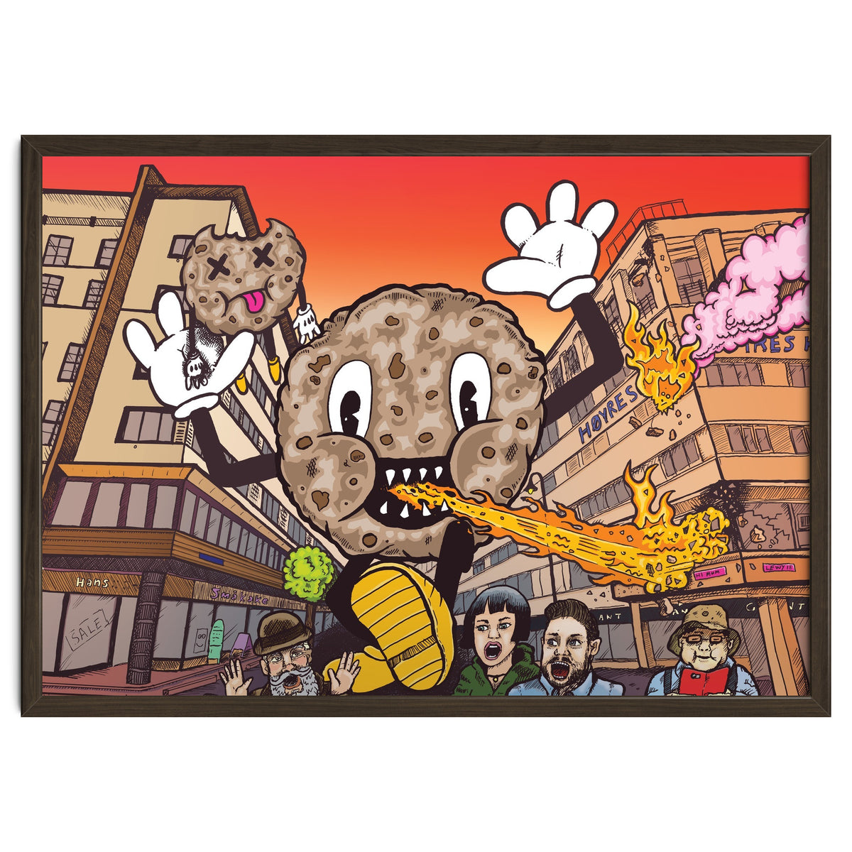 Cookie Monster 12.3% ABV Bourbon Barrel Aged Coconut Chocolate Chip Stout - Amundsen Brewery