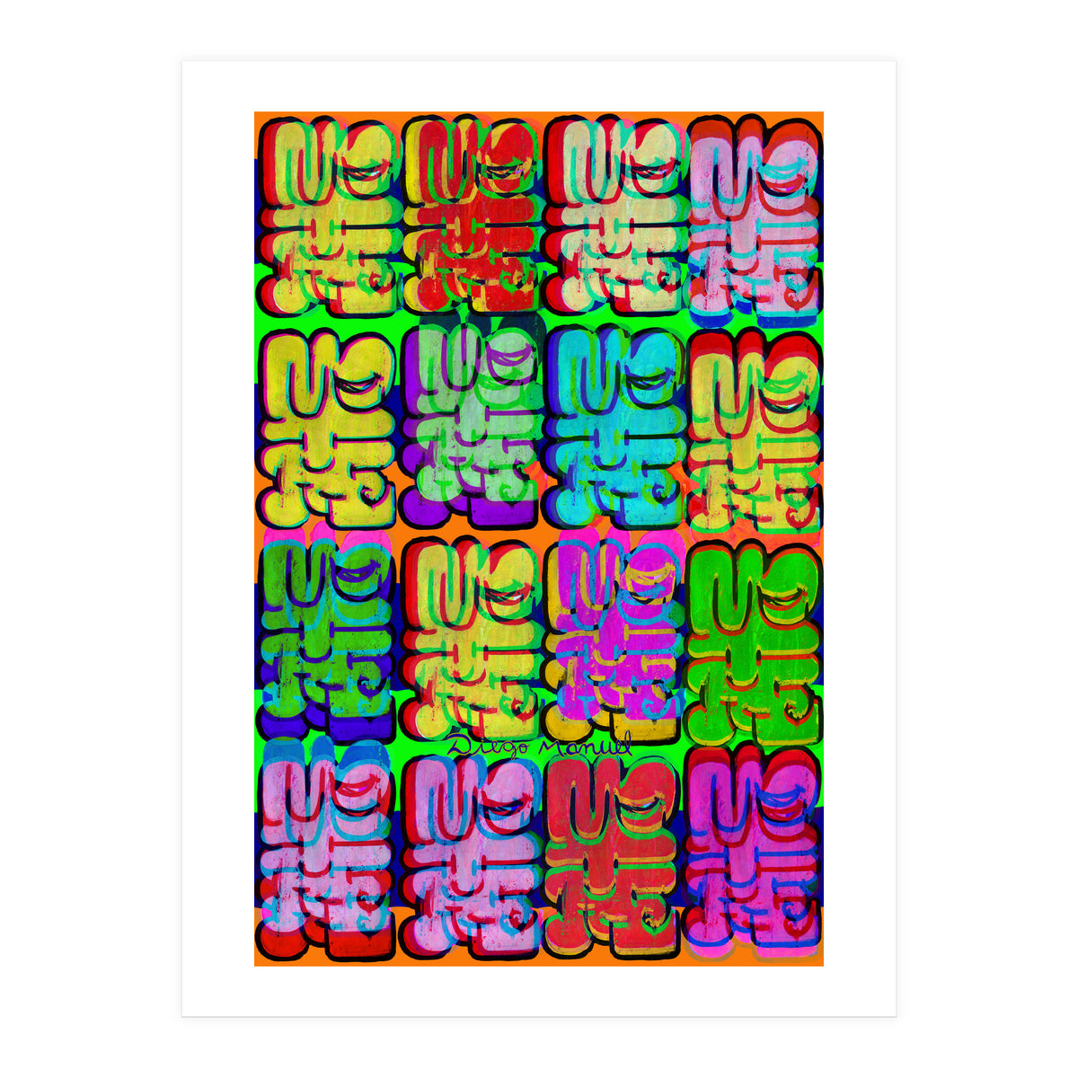 Graffitis 2021 Tapiz 120 (Print Only)