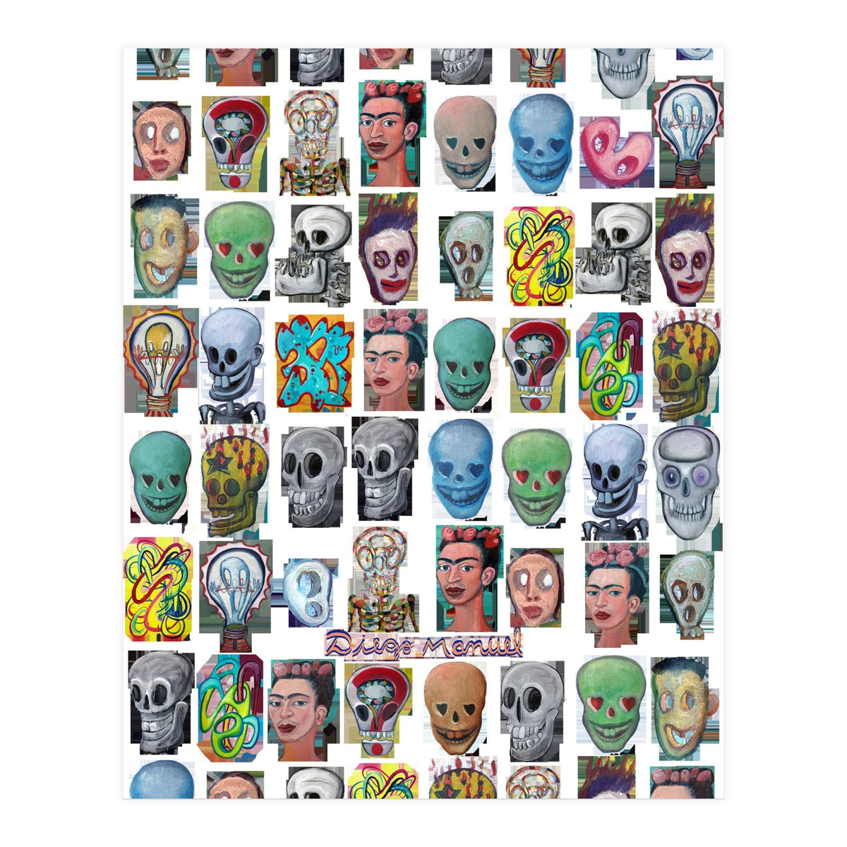 Calaveras Y Fridas (Print Only)