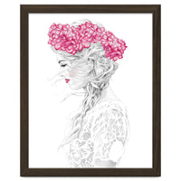 Pink Hydrangea Girl