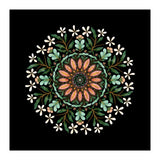 Floral Mandala | Black (Print Only) thumbnail