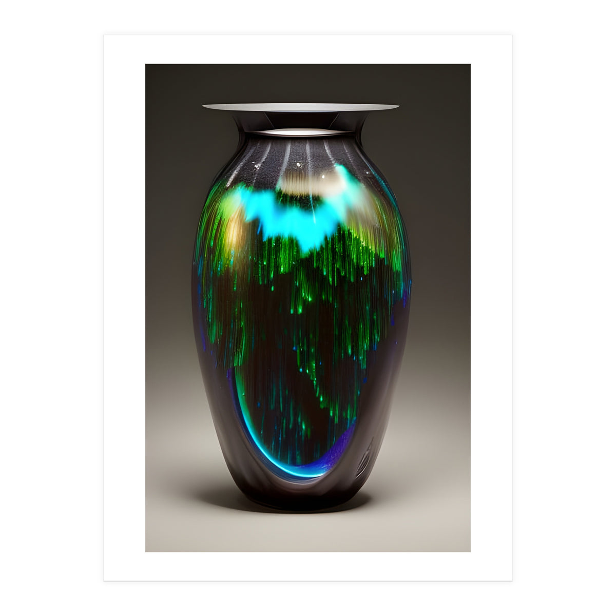 Antique Cosmic Vase Digital AI Art (Print Only)
