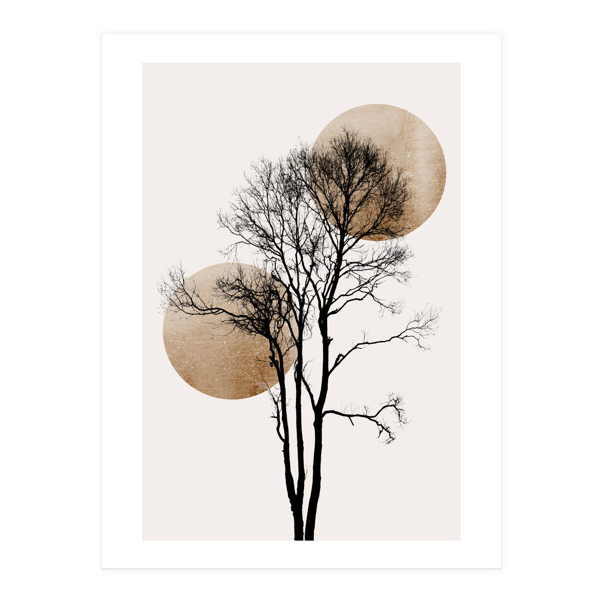 Sun And Moon Hiding Gold (Print Only)