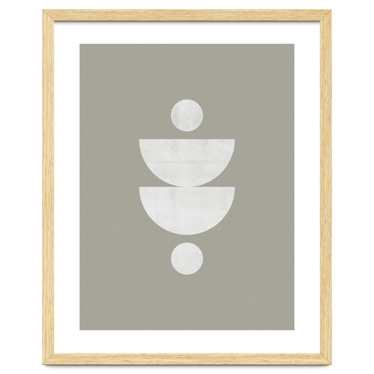 Mid-Century Modern No.23 - Woodblock Print