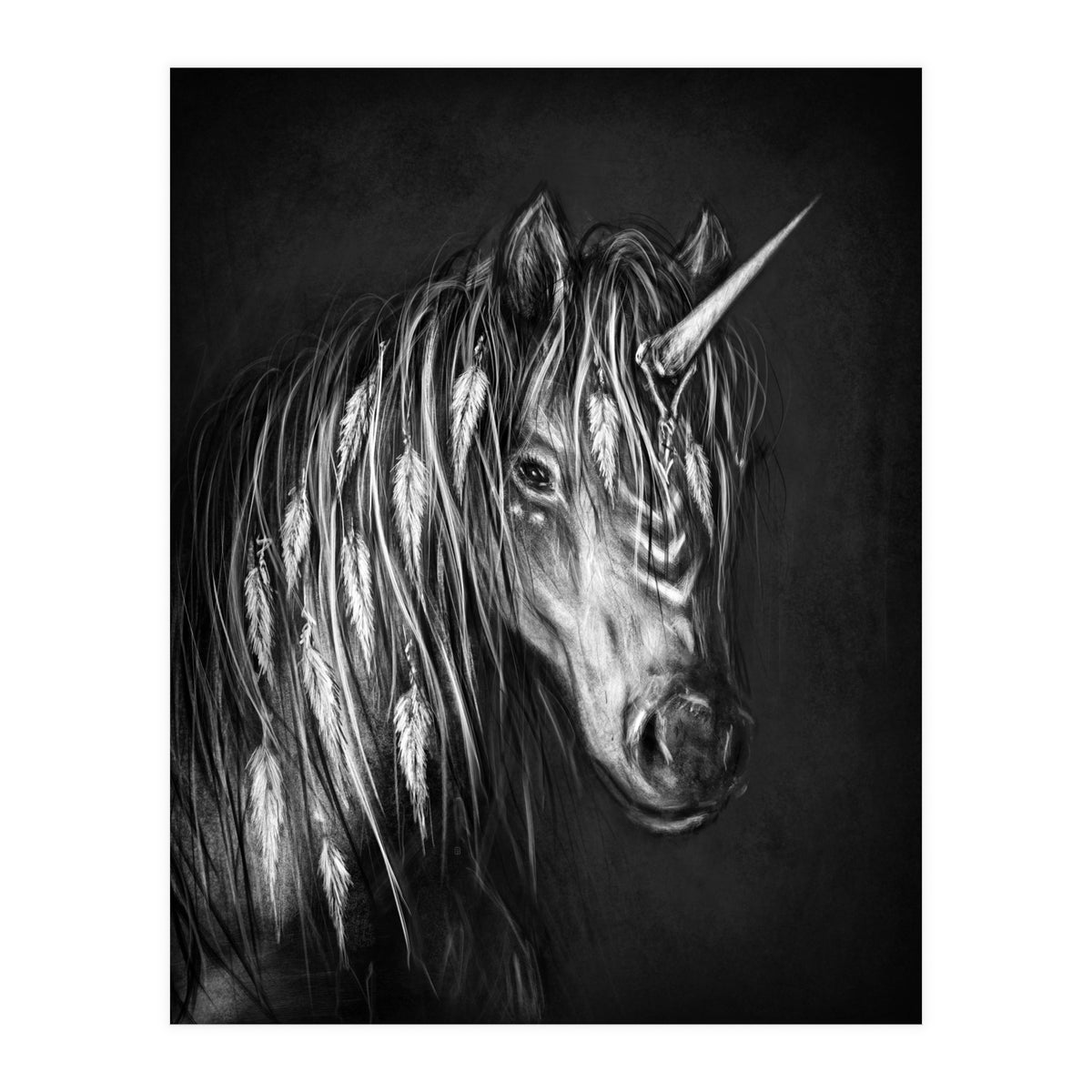 Gothic Unicorn (Print Only)