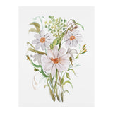 Watercolor White Florals (Print Only) thumbnail