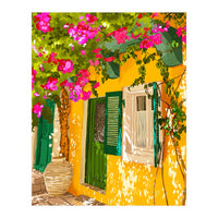 Living in the Sunshine. Always. | Summer Exotic Travel Architecture | Italy Sicily Boho Buildings (Print Only)
