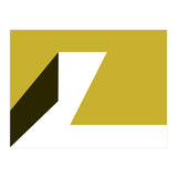 Geometric Shapes No. 78 - mustard, black & white (Print Only) thumbnail