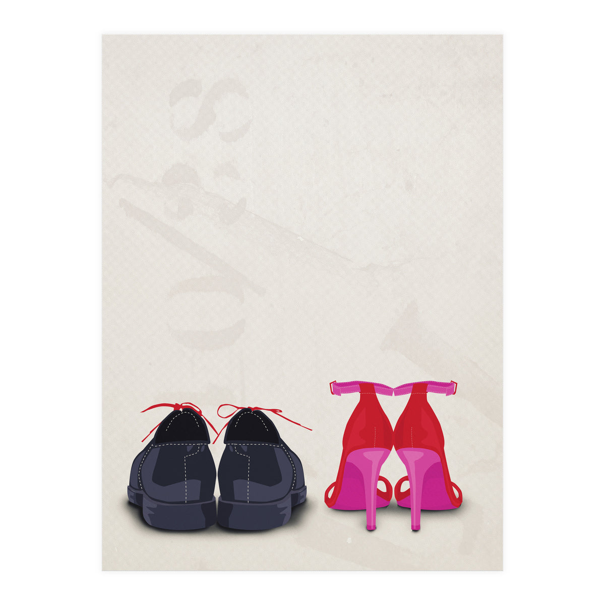 His and her shoes (Print Only)