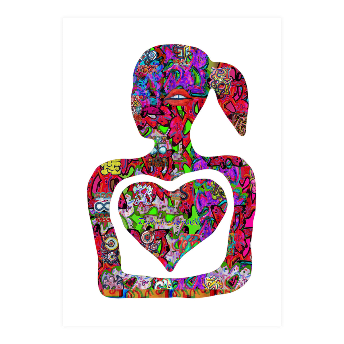 Mujer Digital 3 9  (Print Only)