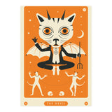 TAROT CARD CAT: THE DEVIL (Print Only) thumbnail