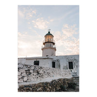 Armenistis Lighthouse Portrait (Print Only)