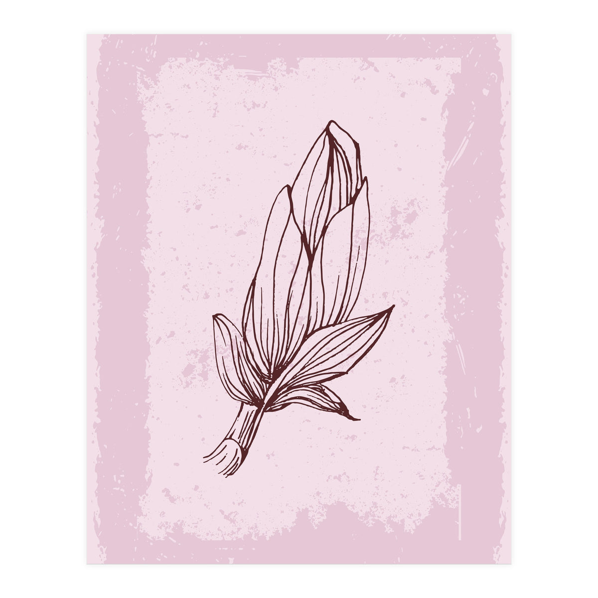 Magnolia Simple Minimal Boho - Botanical Leaves (Print Only)
