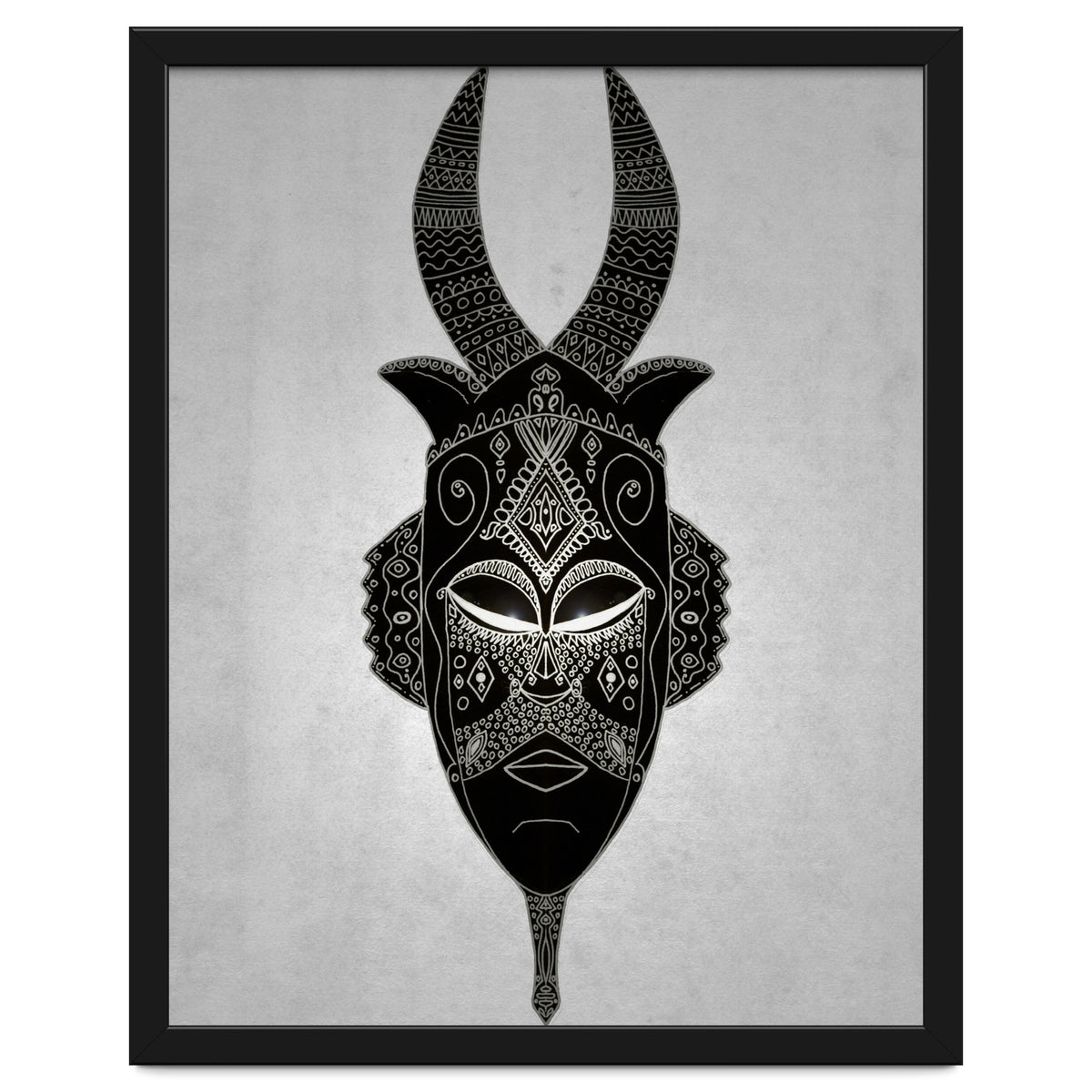Horned Tribal Mask