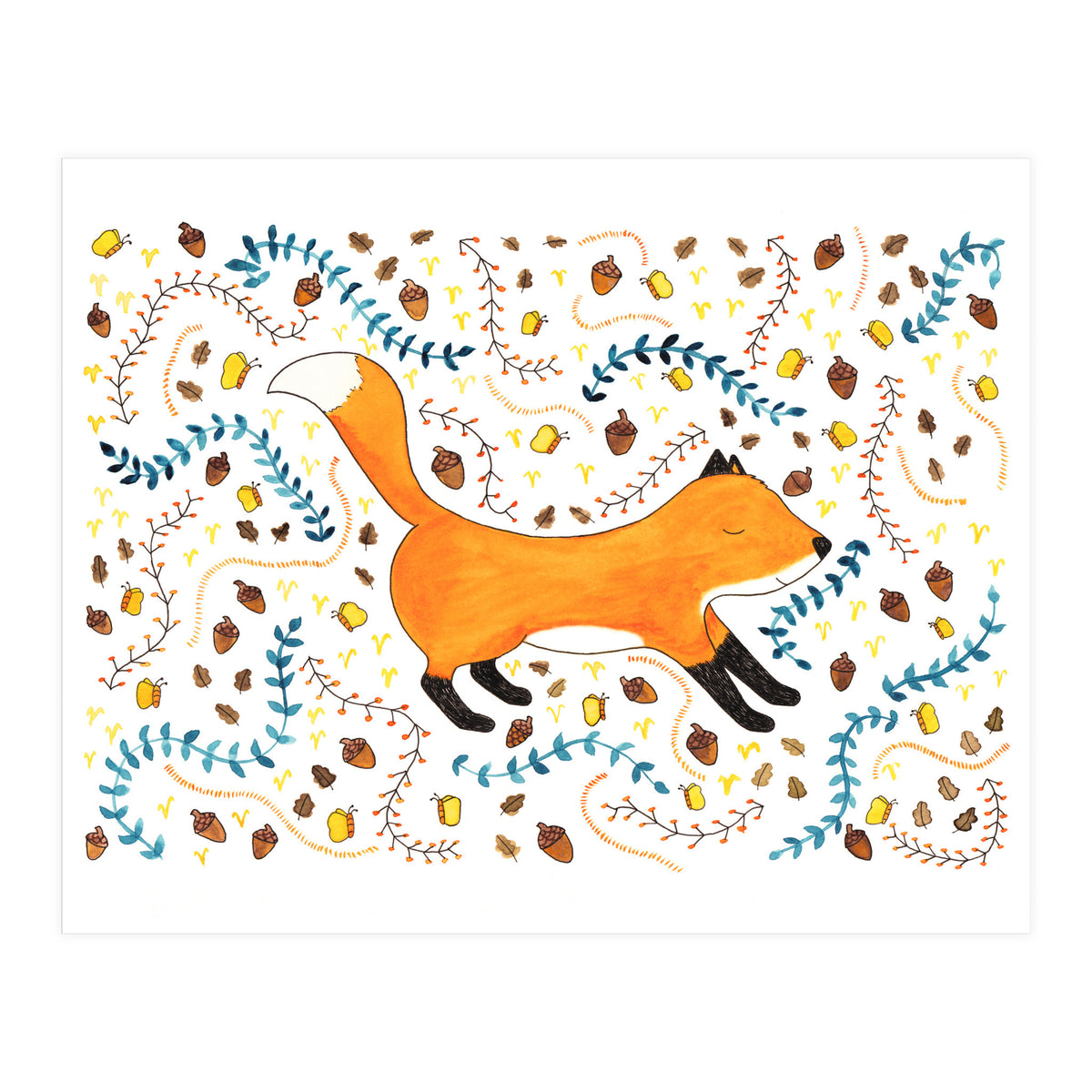 Woodland Fox (Print Only)