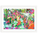 Find Me Where The Tropical Things Are | Jungle Botanical Palm Colorful Painting thumbnail