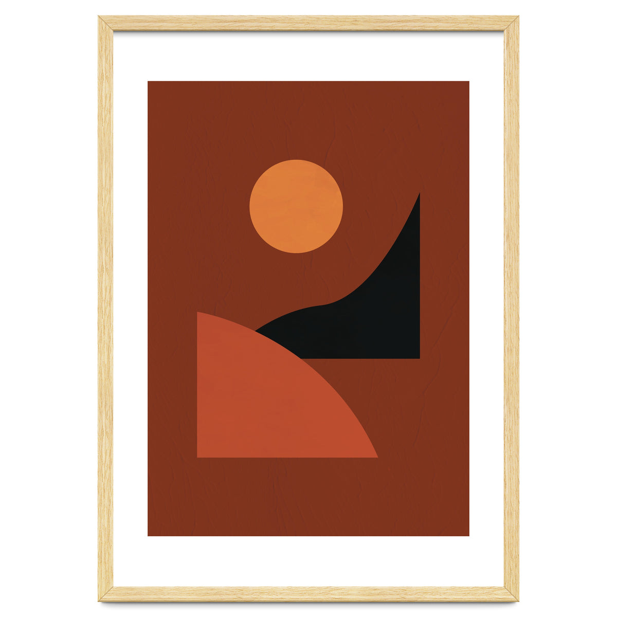 Abstract Geometrical Terracota Earthy Tones