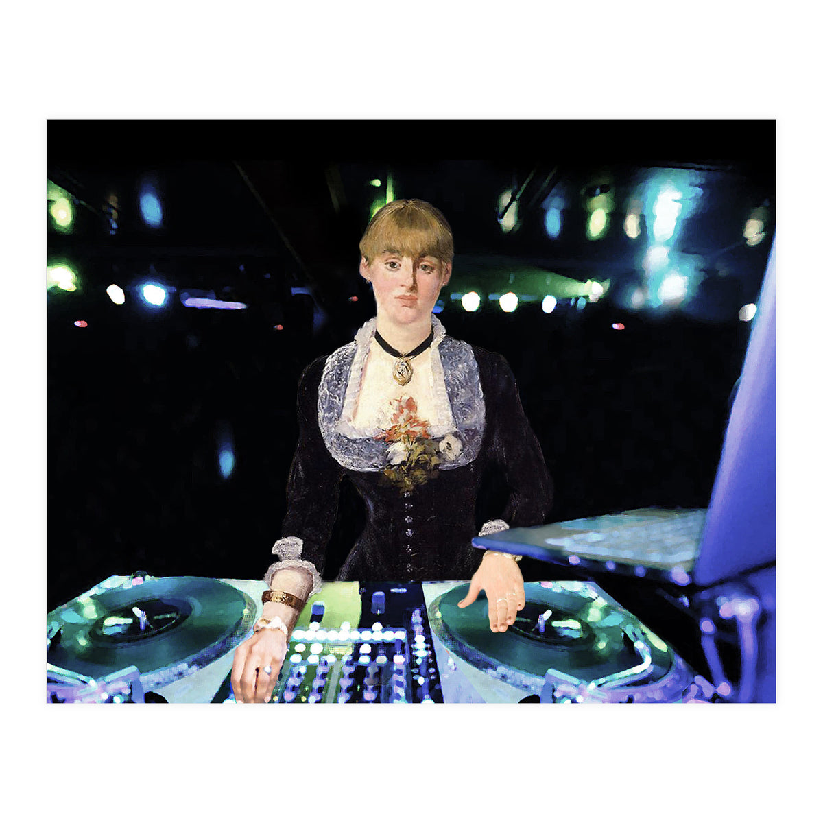 A Dj At The Foliesbergre (Print Only)