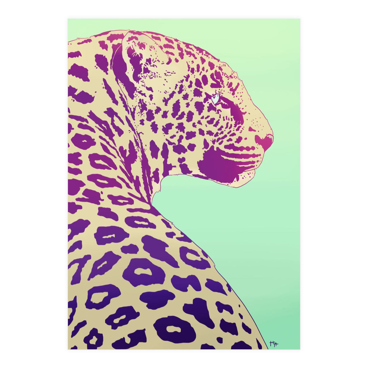 Leopard Under The Sun (Print Only)