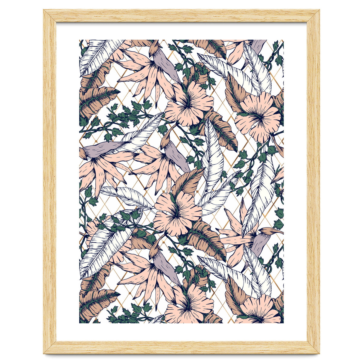 Exotic flowering and pattern geometric