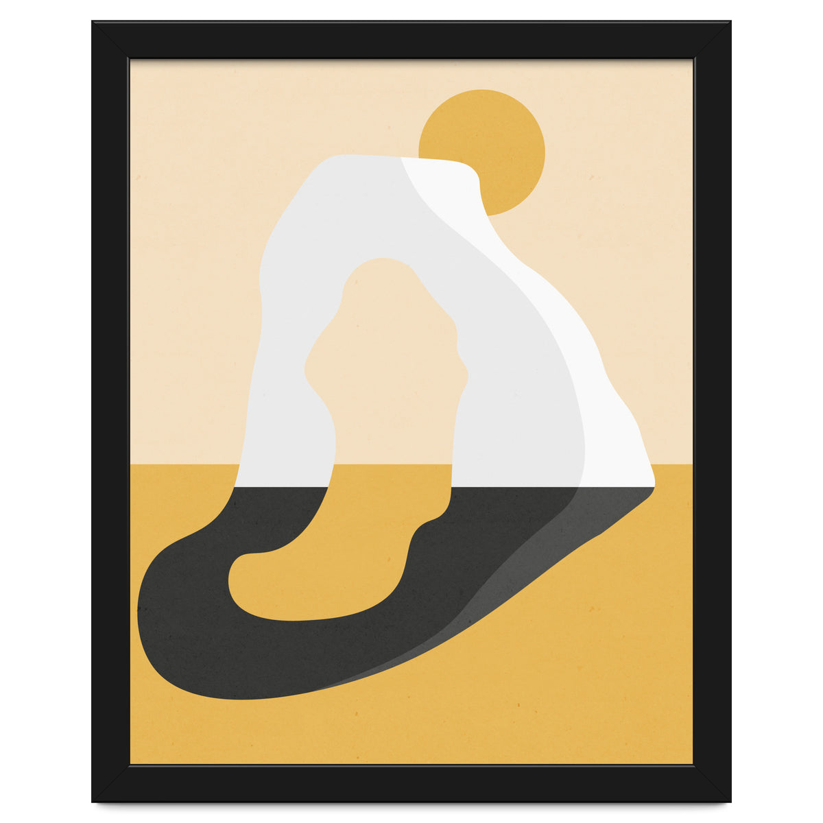 Abstract Arch - Golden Desert