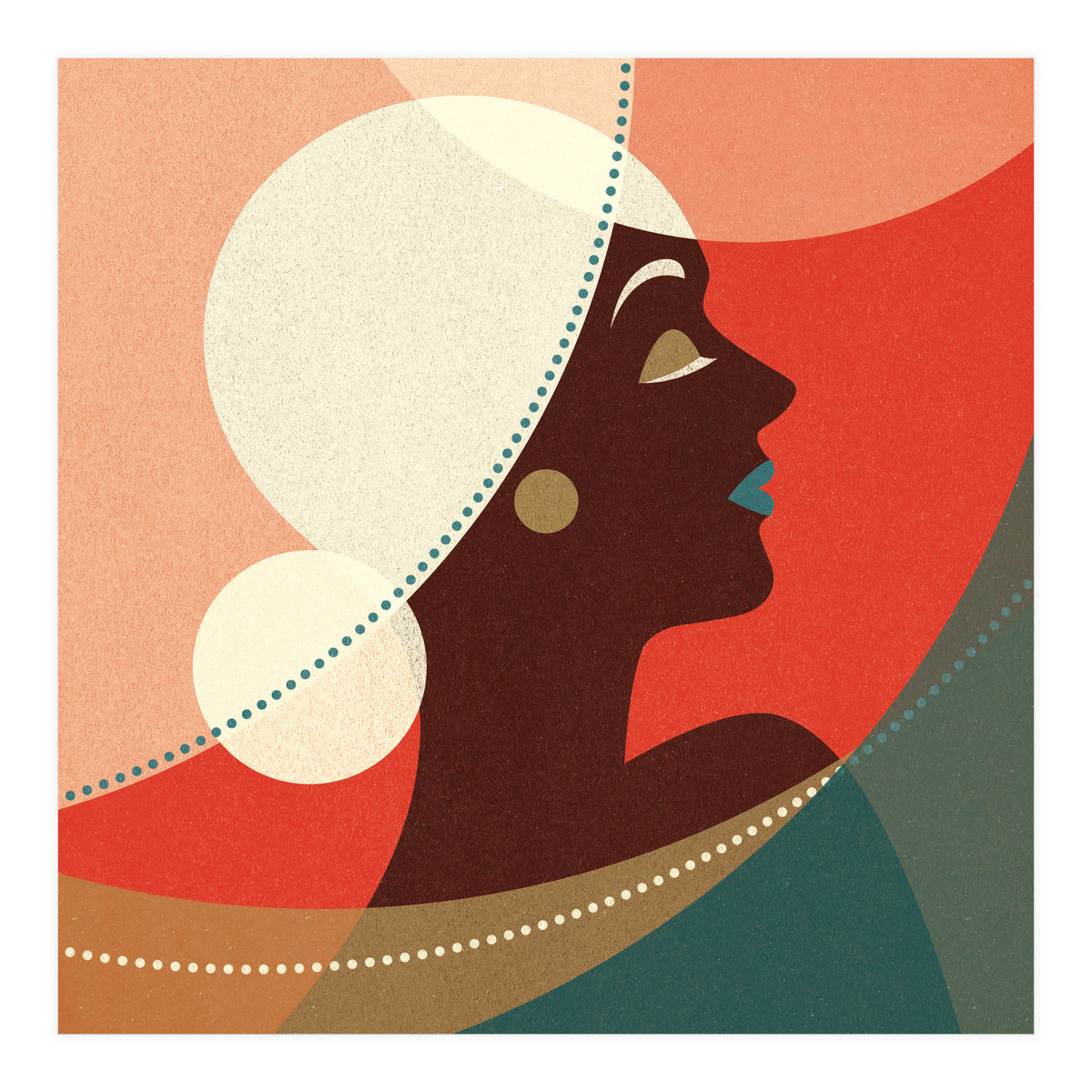 Venn Deco (Umber) (Print Only)