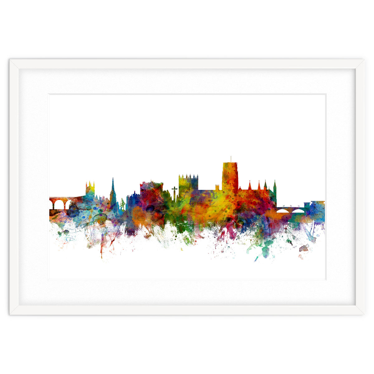 Durham England Skyline Cityscape