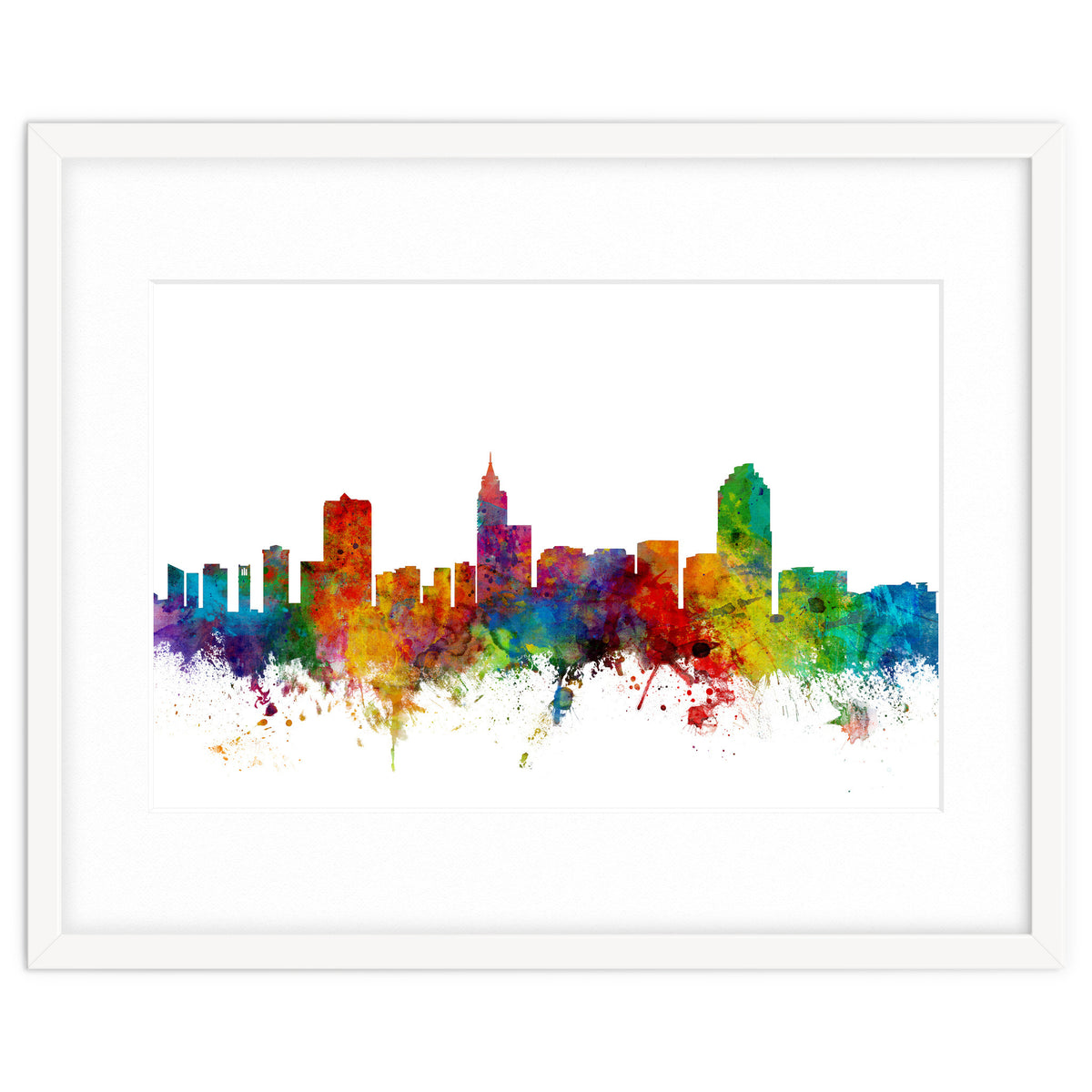 Raleigh North Carolina Skyline