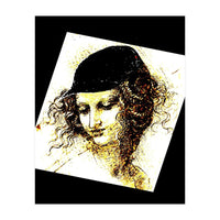Renaissance women with baseball cap (Print Only)