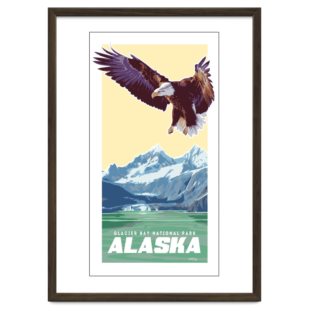 Alaskan Eagle Poster