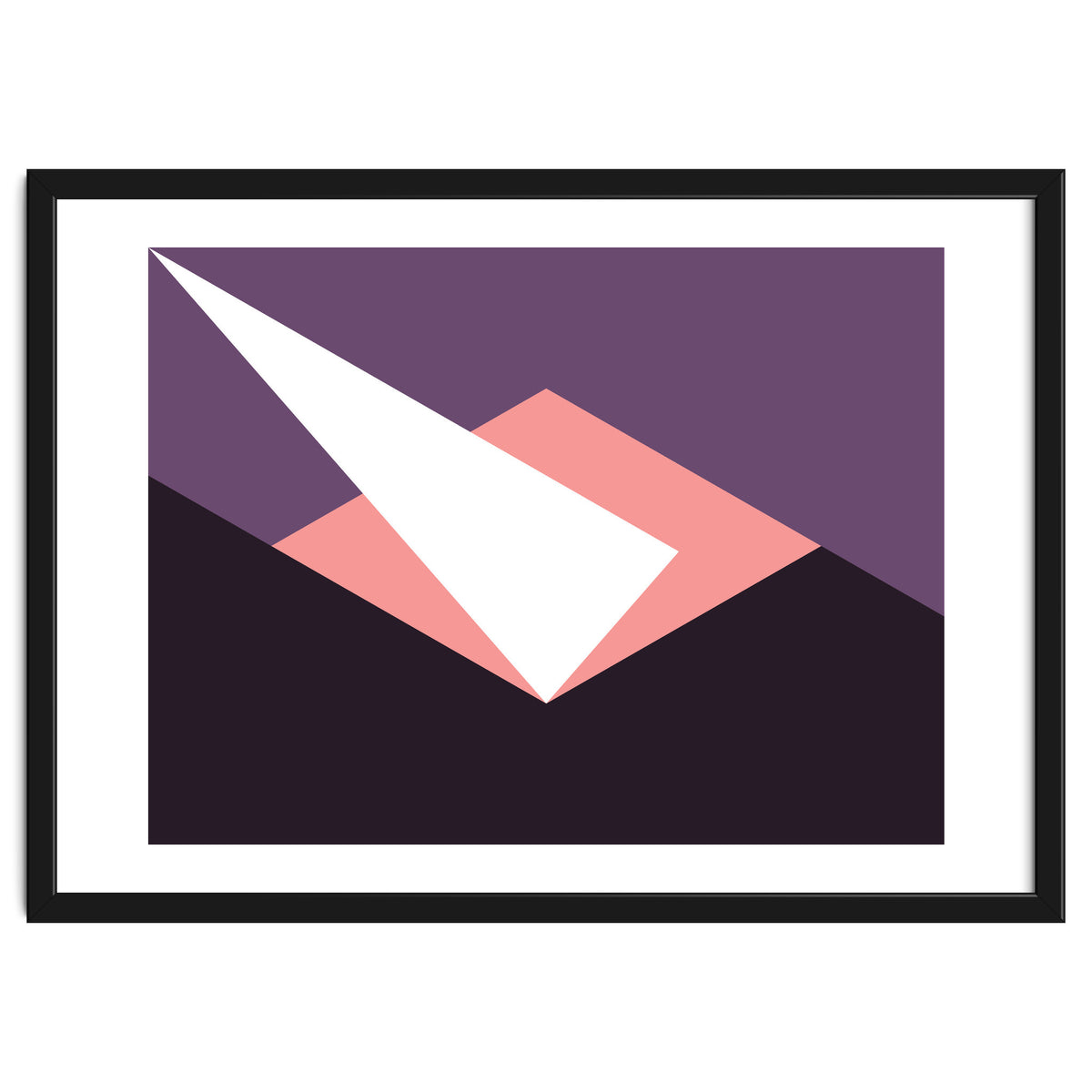 Geometric Shapes No. 59 - pink & purple