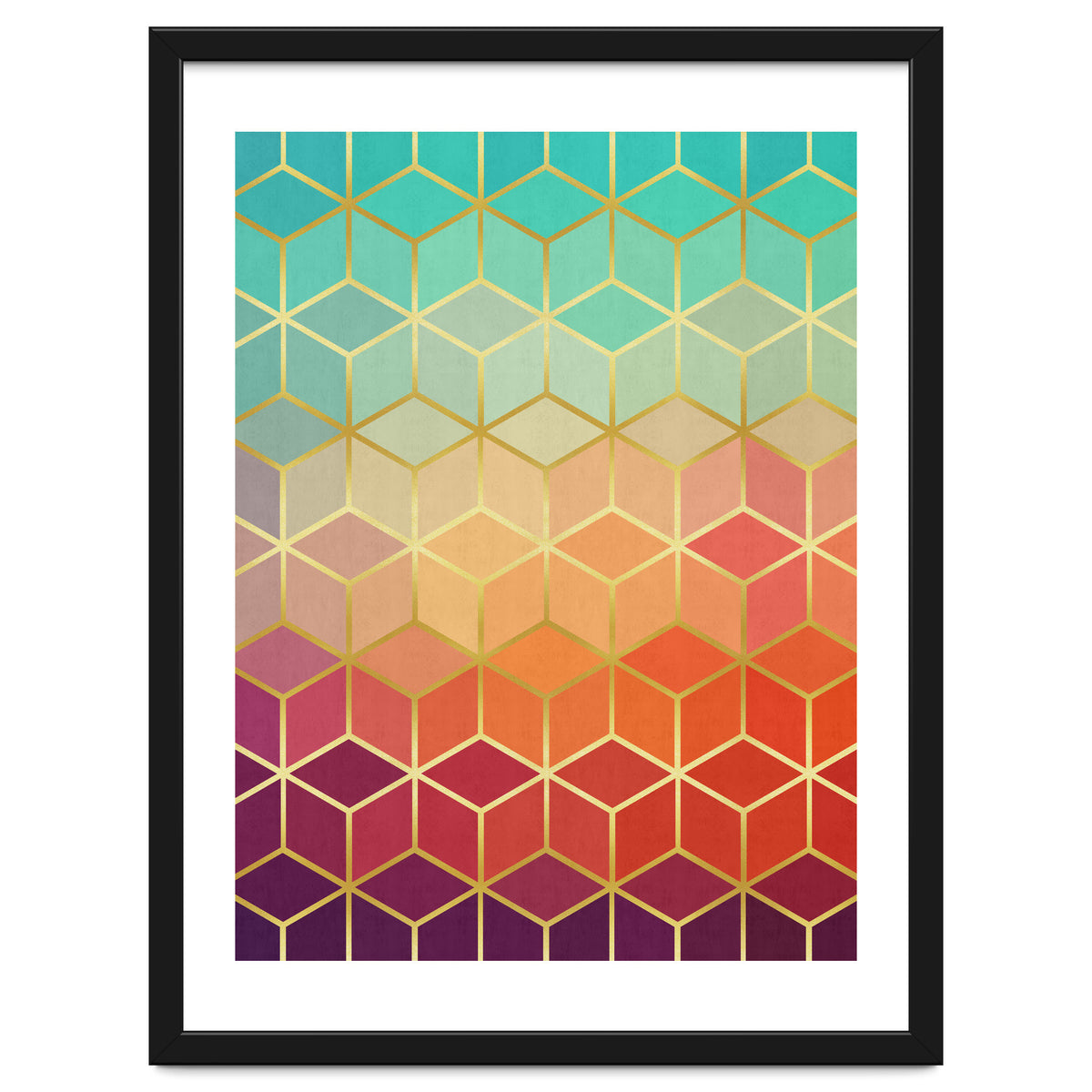 Colorful and golden pattern II