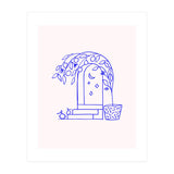 Summer at that Marrakech villa #illustration #sketch (Print Only) thumbnail