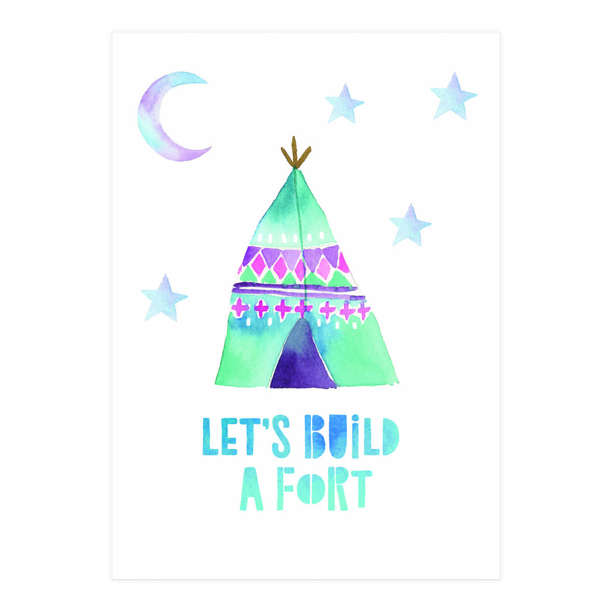 Let's Build A Fort (Print Only)