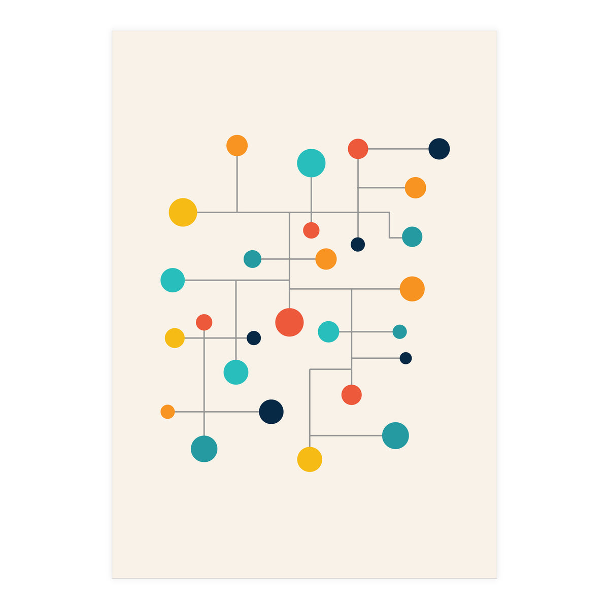 Mid Century Modern Geometry 015 (Print Only)