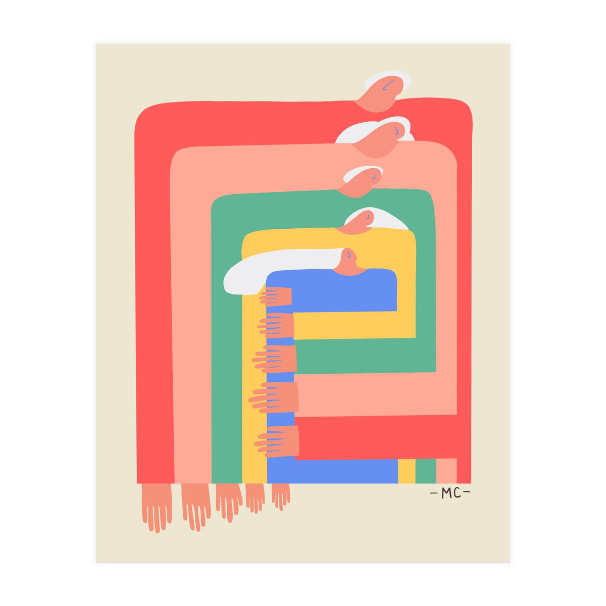 Rainbow Hug (Print Only)