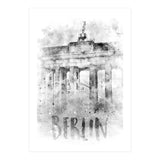 Monochrome Art BERLIN Brandenburg Gate | Watercolor (Print Only) thumbnail