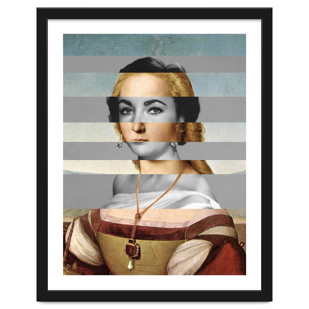 Rafael Portrait of Young Woman with Unicorn & Liz Taylor