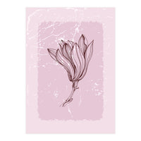 Magnolia Minimal Contemporary Botanical Floral (Print Only)