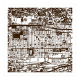 Antique Oriental Town Map  (Print Only) thumbnail