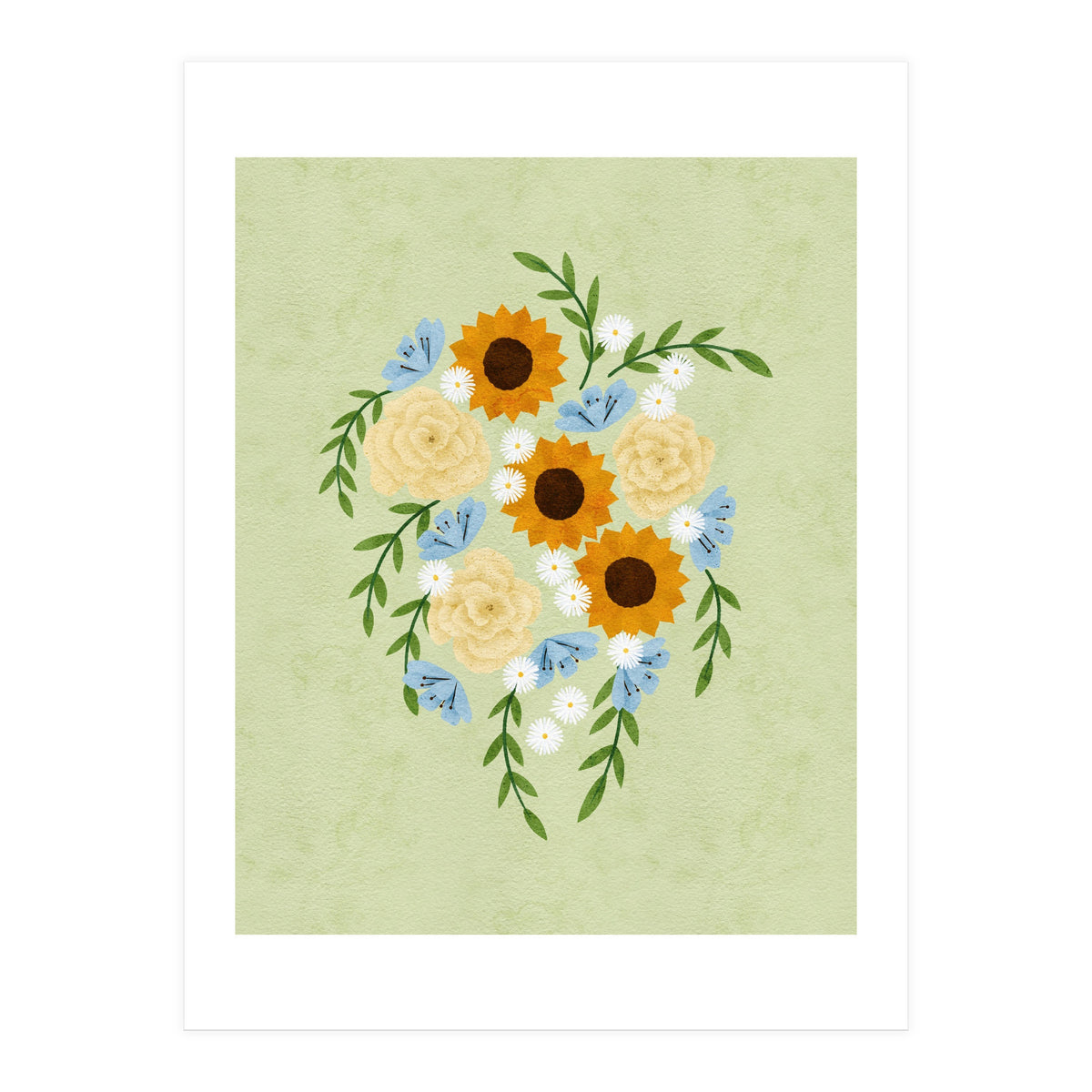 Sunflower Bouquet (Print Only)