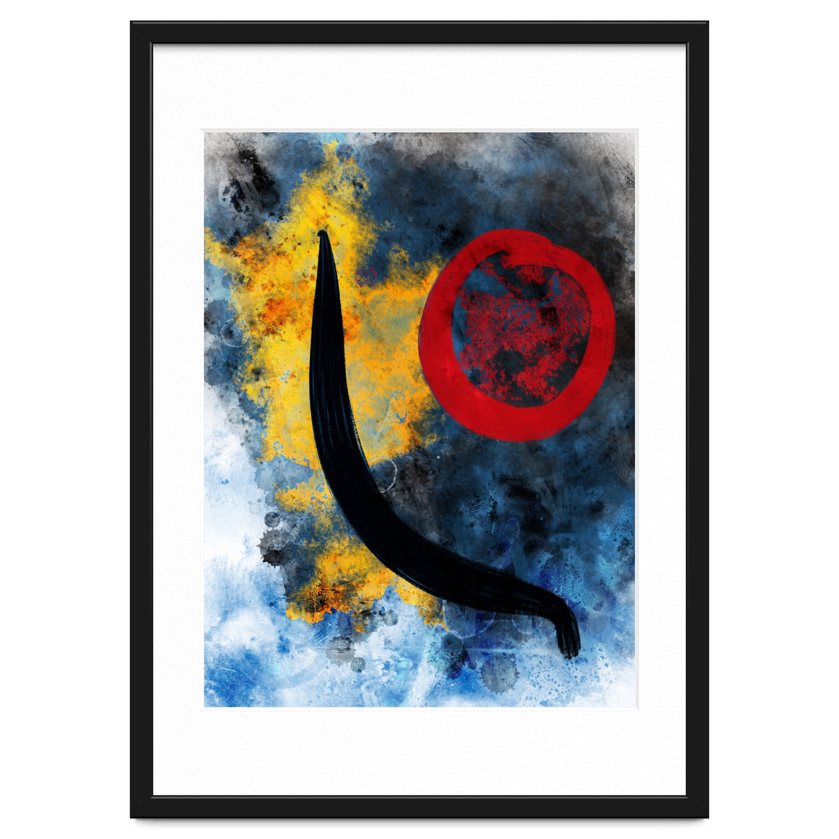 Abstract Calligraphy in the universe