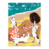 Cat Mom On The Beach (Print Only) thumbnail