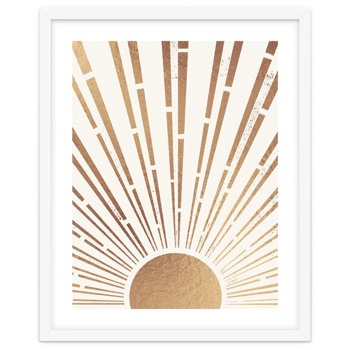 Sun Shines Inside You Gold